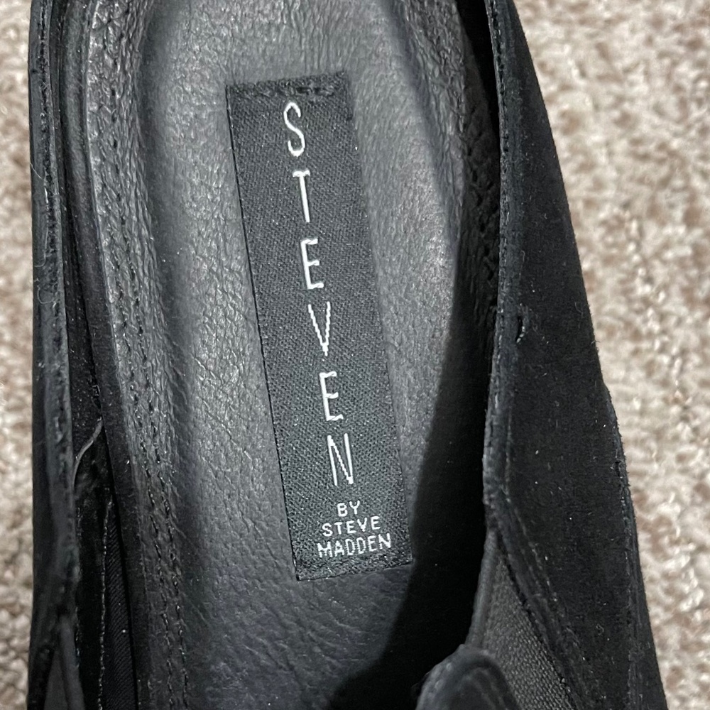 Steven by Steve Madden Women’s Black Suede Moccasins – Size 8‎ - Picture 7 of 8